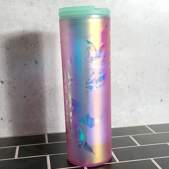 STARBUCKS IREDESCENT MERMAID CUP 16 OZ - Picture 2 of 5